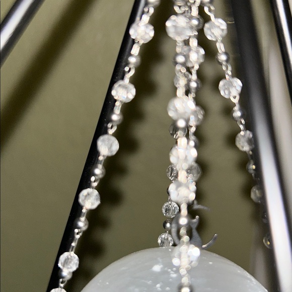 Glass Chips Black Geometric Sphere Holder & Sphere sold separately 🌹🌹 - Picture 4 of 5